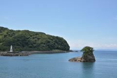 安良里港の午後