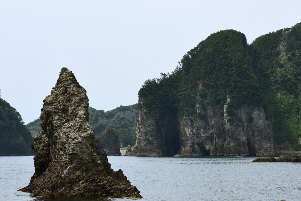 三四郎島から臨む