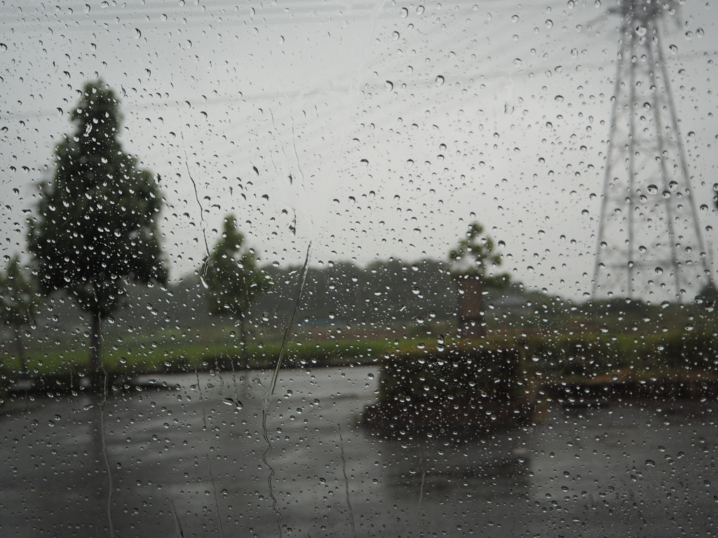 急な雨