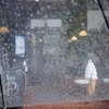 雨の日もカフェ
