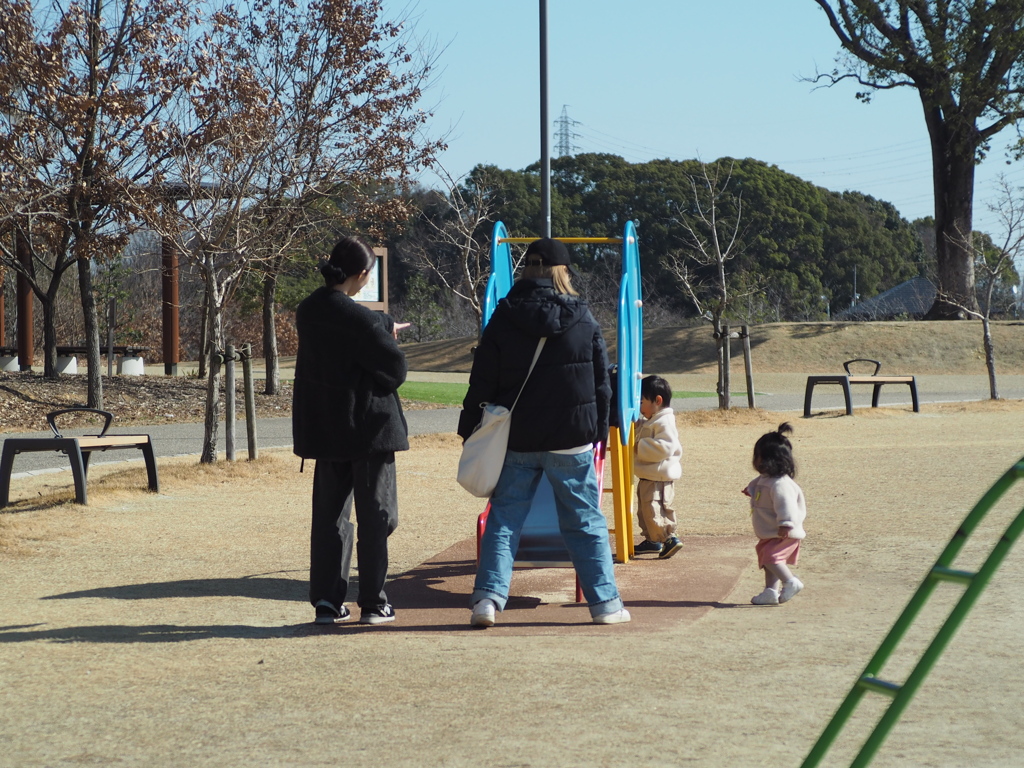 小春日和の公園