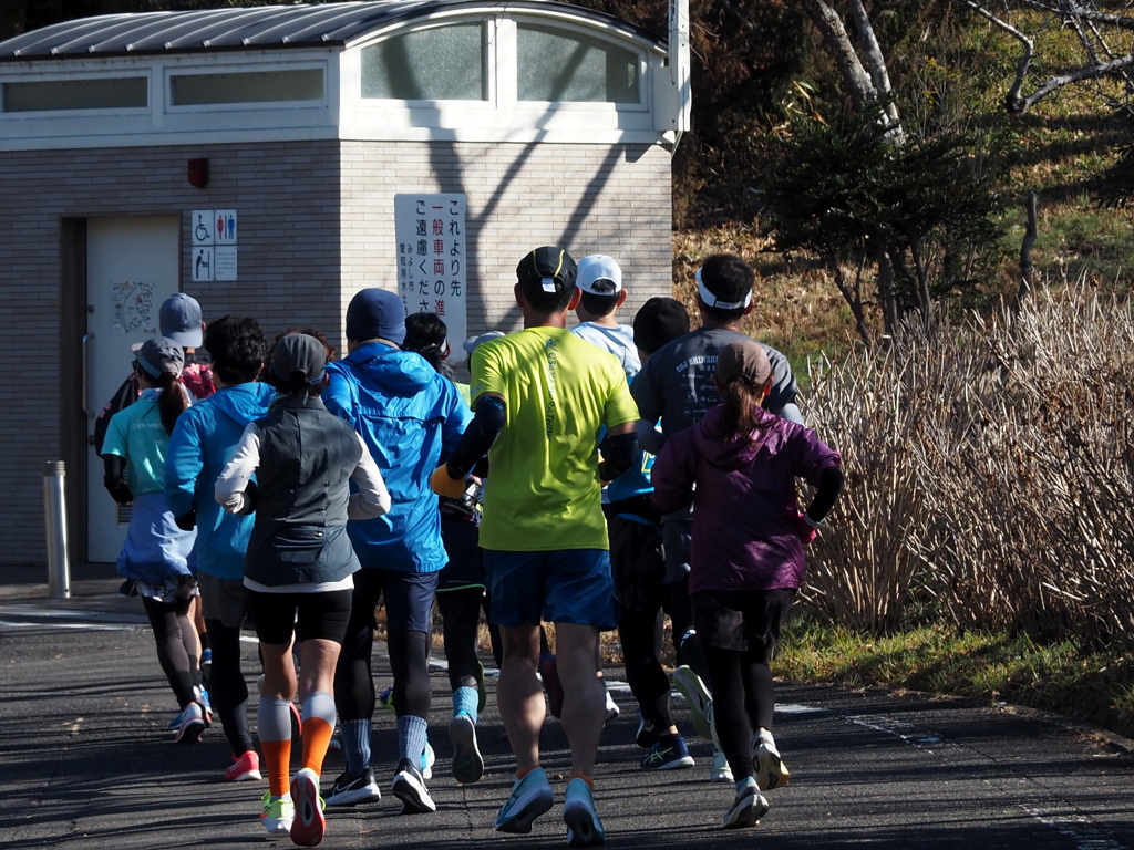休日のランナー