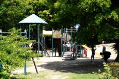 GWの公園では。