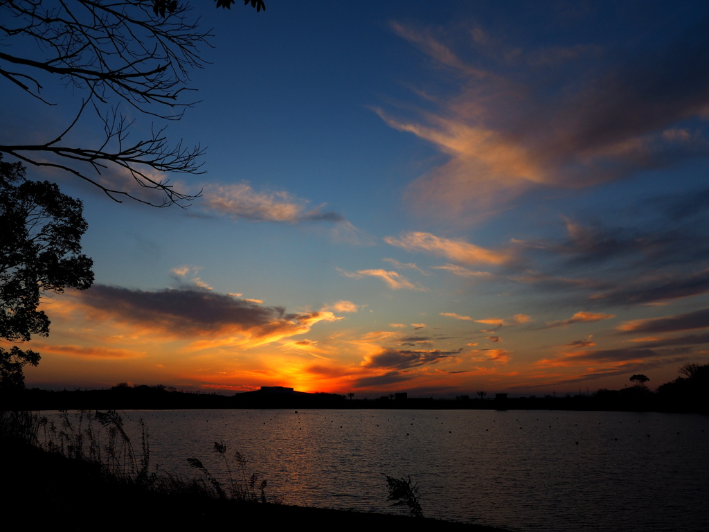 久しぶりの夕陽撮影