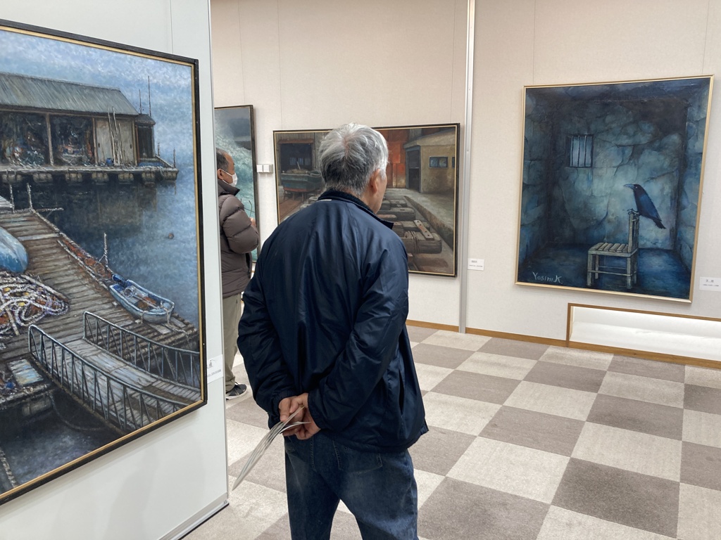 絵画展にて