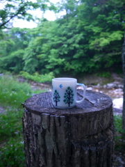 森のカフェ
