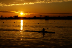 三好公園夕景。