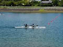 リズムを合わせて