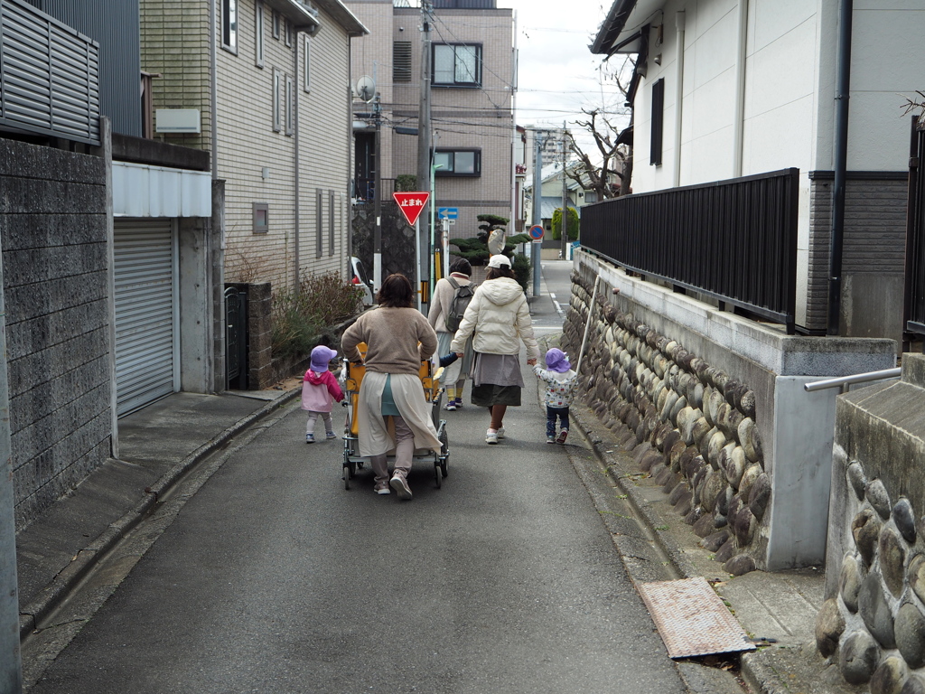 園児のお出かけ