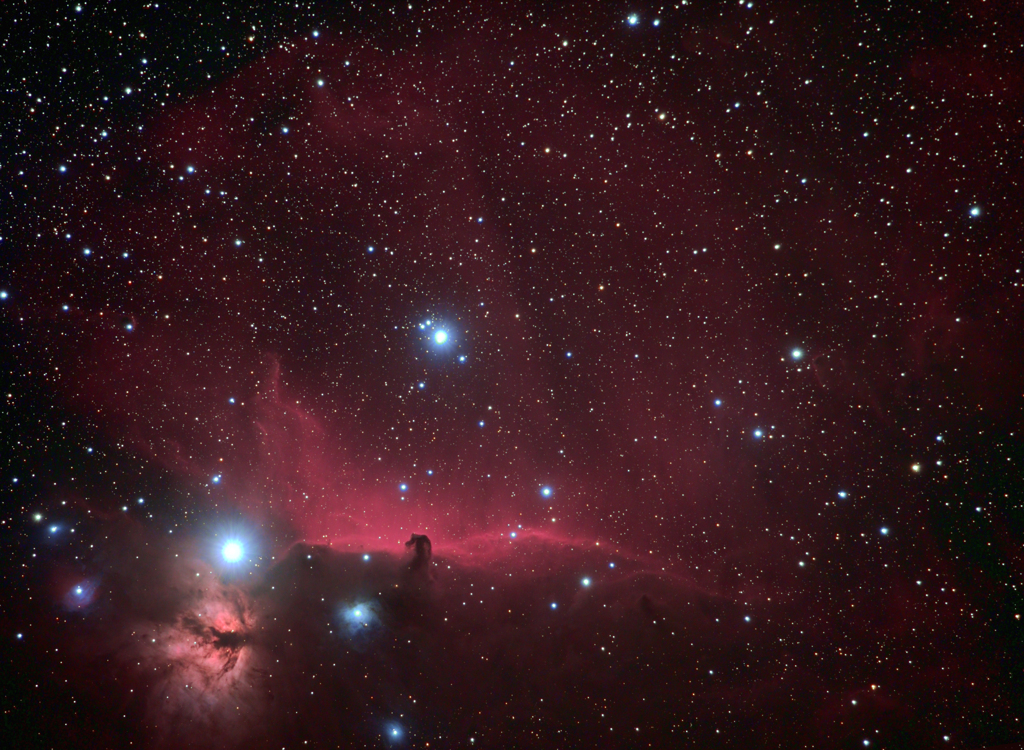 馬頭星雲と燃える木　カラー版