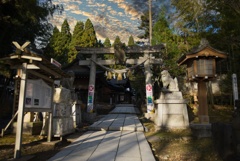 地元の有名な神社