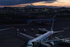 2023/10/5　羽田空港の夕景⑥