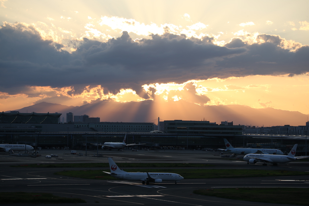 2023/10/05羽田の夕景③