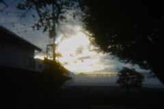 瞼に浮かぶ晩秋の夕景
