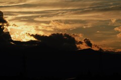 黄金色の空