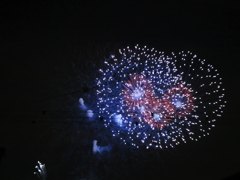 二子玉川の花火大会を自宅ベランダから　⑲