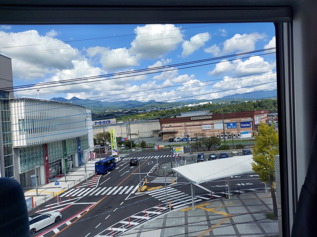 韮崎駅ちょい前