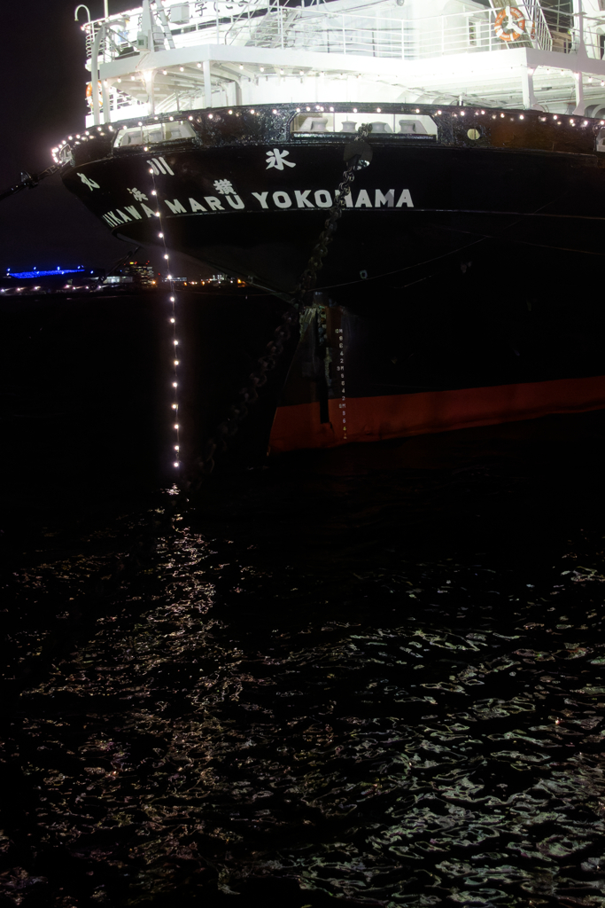 夜の氷川丸