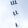 川崎市で市制100年記念　ブルーインパルス　アクロバット飛行