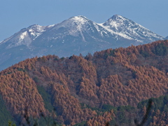 信濃のサンデーカメラマンさんと一緒に撮った乗鞍岳