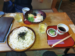 嵐山　常寂光寺近くの茶屋で頂いたお昼