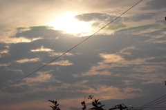 今日の夕景