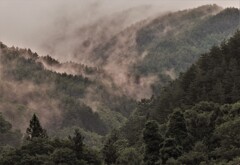 高遠の家から見る沸き上がる雲