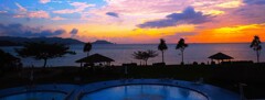 石垣シーサイドホテルからの夕景