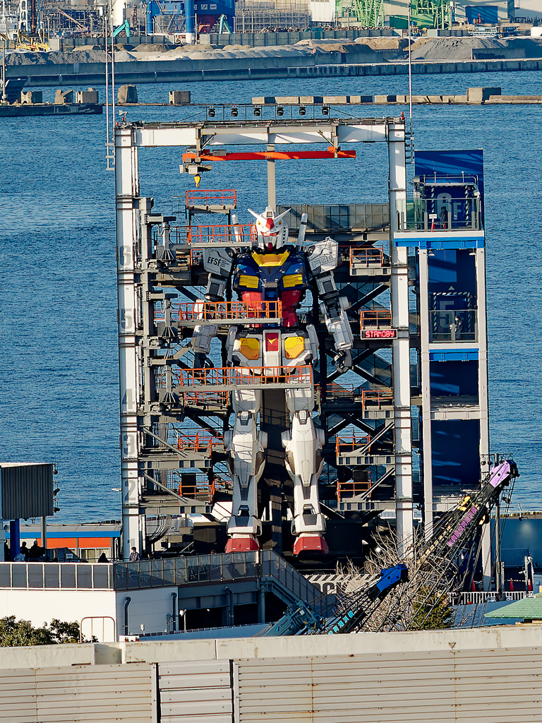 ガンダムも見えました。（笑）