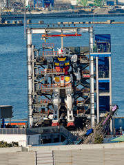 ガンダムも見えました。（笑）