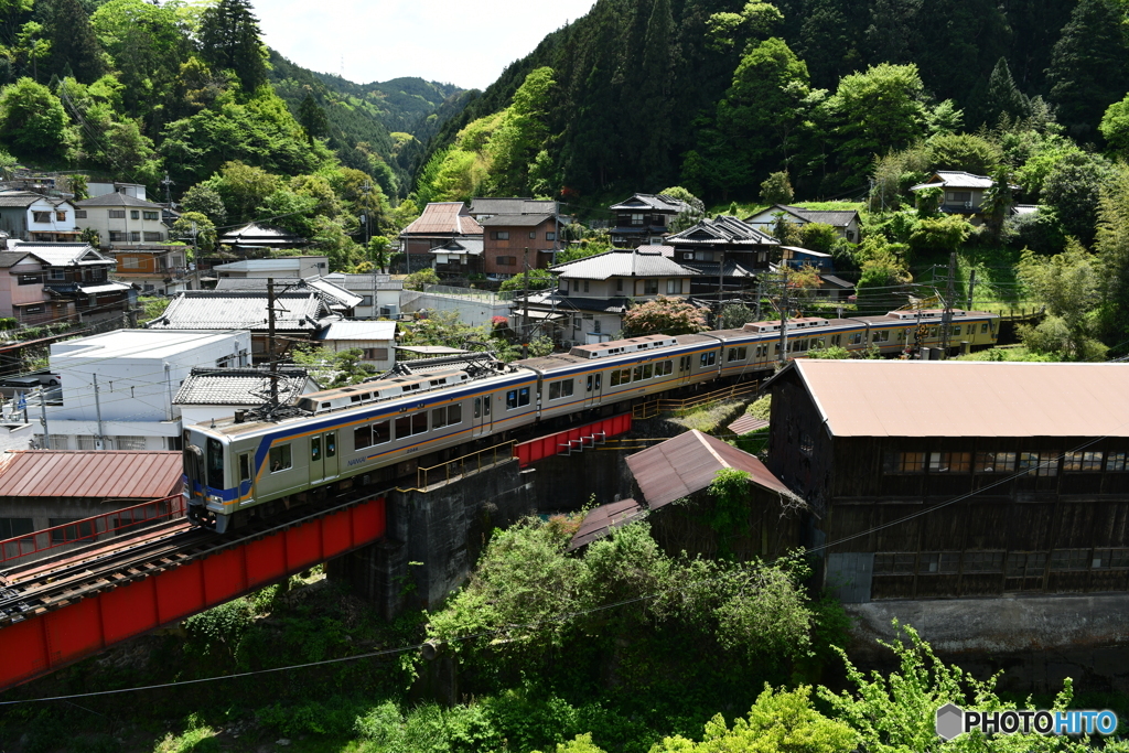 新緑に囲まれて