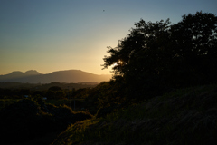 箱根外輪山 夕陽