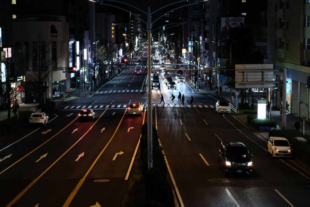 歩道橋の上から【記録】