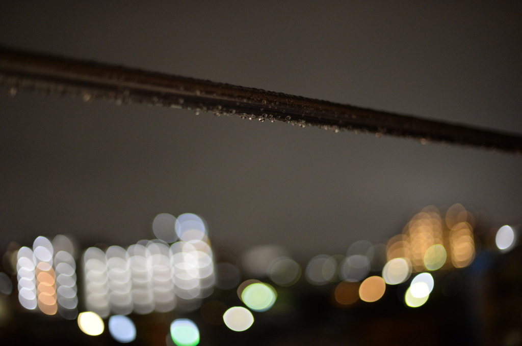 夜の雨