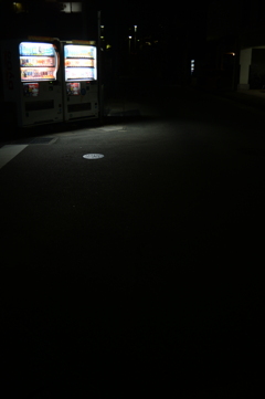 夜の散歩にて