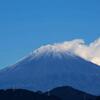 初冬の富士山