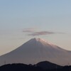 今朝の富士山 