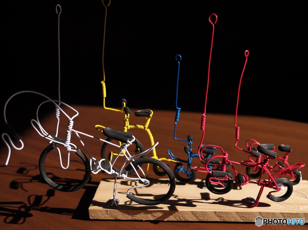 針金の自転車