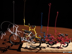 針金の自転車