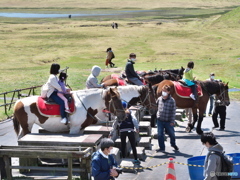 阿蘇の草千里　乗馬