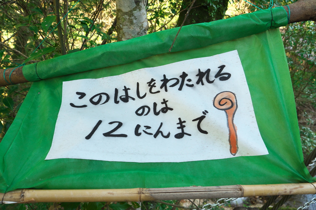 金原のつり橋②