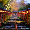 貴船神社　参道