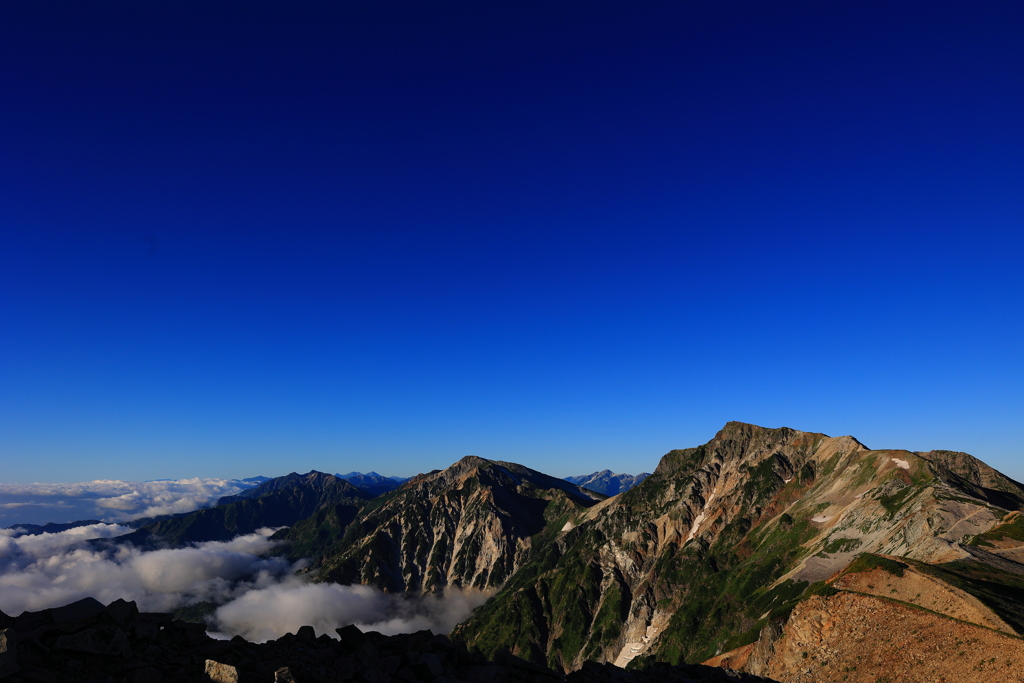 北アルプス全景