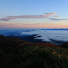 滝雲湧く朝