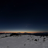 明けの明星と浅間山