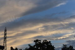 ある日の夕方の空