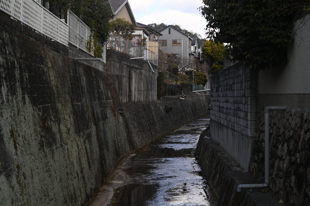 隙間の水路