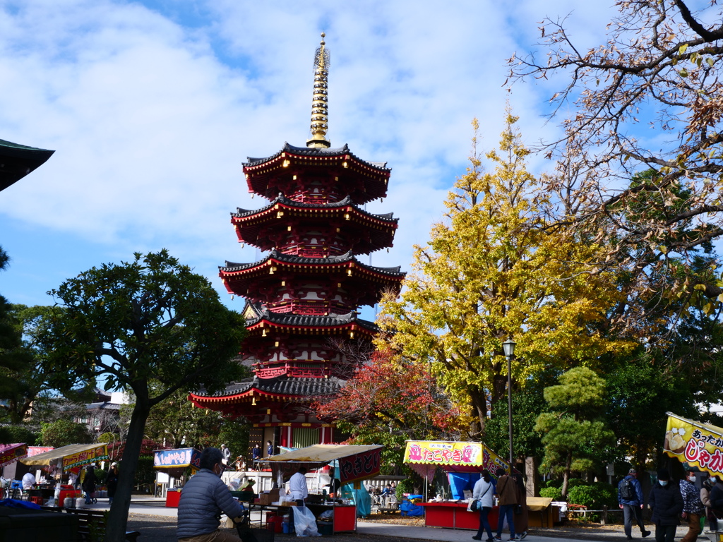 川崎大師　五重塔