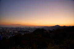 六甲山から見下ろす神戸の街