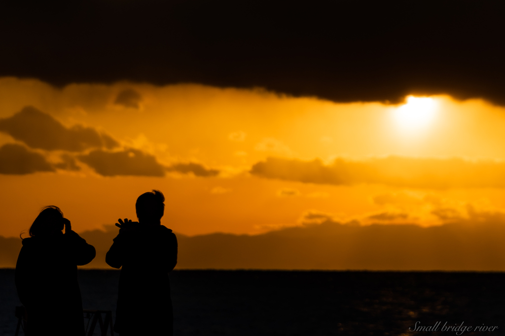 加太の夕陽